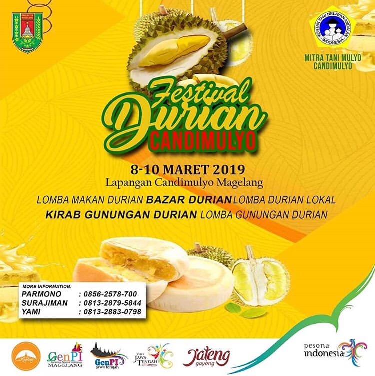 EVENT MAGELANG - FESTIVAL DURIAN CANDIMULYO